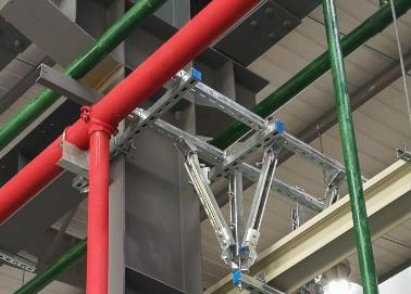 石首该抗震支架的整体式支吊架结构协调性好